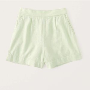 SOLD Abercrombie and Fitch Lime Linen Blend Shorts